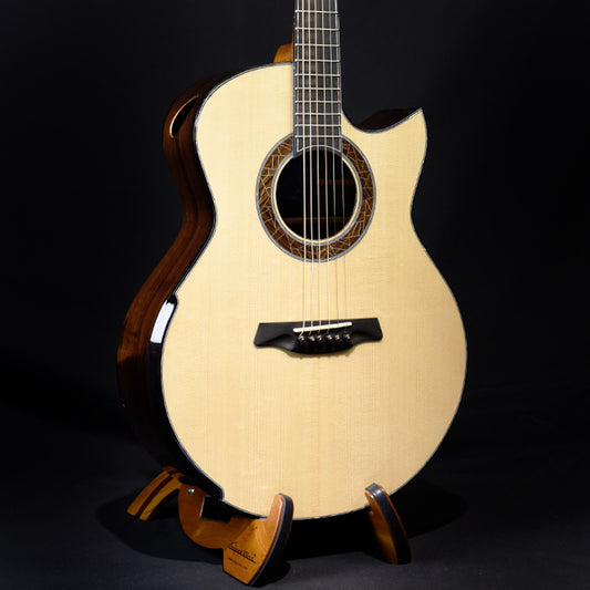 Blue Label | SJ Torrified Swiss Moon Indian Rosewood Falcate | #222 SOLD