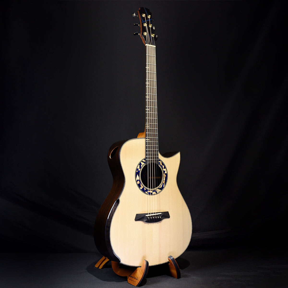 Blue Label | Deep OM Torrefied Swiss African Blackwood #227 | TGS