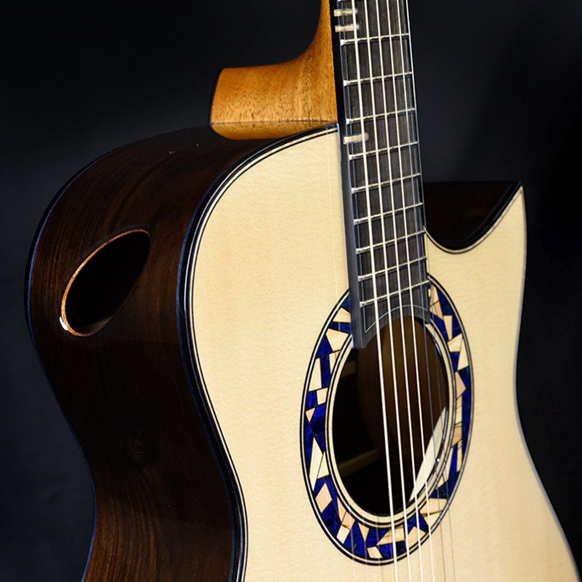 Blue Label | Deep OM Torrefied Swiss African Blackwood #227 | TGS