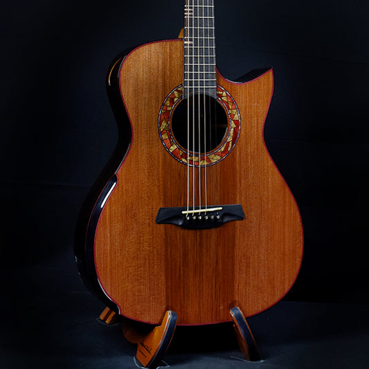 Blue Label | Deep OM Sinker Redwood African Blackwood #231 | SOLD