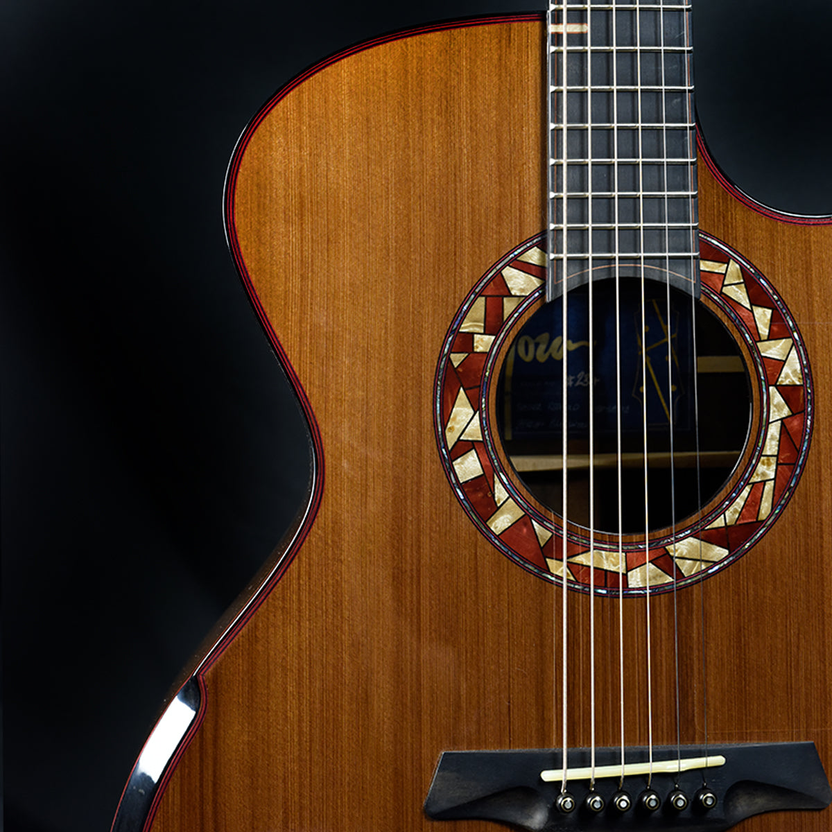Blue Label | MJ Sinker Redwood African Blackwood #234 | HK Guitar