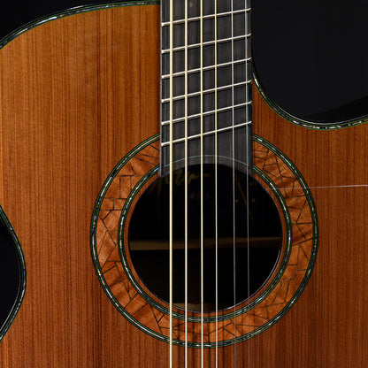 Blue Label | MJ Sinker Redwood African Blackwood Fanned Fret Baritone | #237 NAMM2025