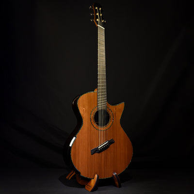 Blue Label | MJ Sinker Redwood African Blackwood Fanned Fret Baritone | #238 Hold