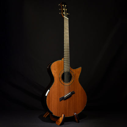 Blue Label | MJ Sinker Redwood African Blackwood Fanned Fret Baritone | #238 Hold