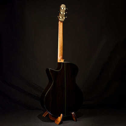 Blue Label | MJ Sinker Redwood African Blackwood Fanned Fret Baritone | #238 Hold