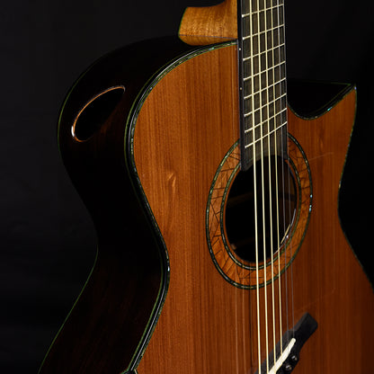 Blue Label | MJ Sinker Redwood African Blackwood Fanned Fret Baritone | #238 Hold