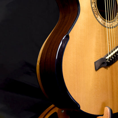Blue Label | MJ Golden Adirondack African Blackwood Fan Fret Baritone | #239 Hold