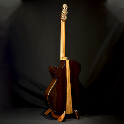 Blue Label | MJ Golden Adirondack African Blackwood Fan Fret Baritone | #239 Hold