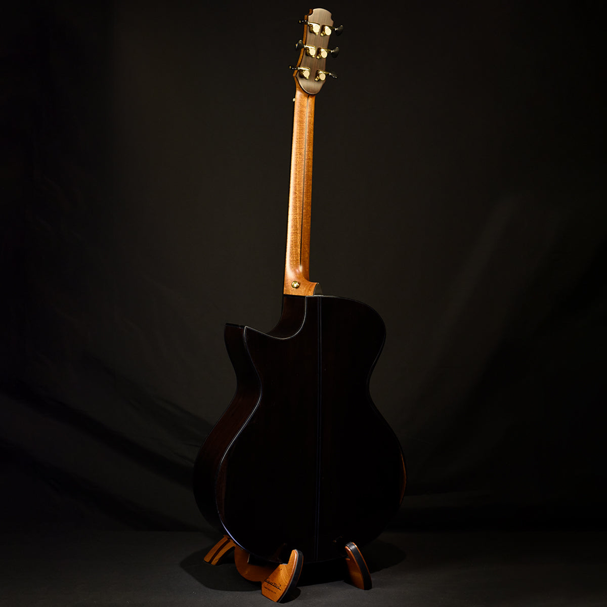 Blue Label | MJ  Adirondack African Blackwood Fan Fret Baritone | #240 Hold