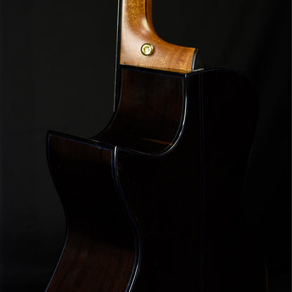 Blue Label | MJ  Adirondack African Blackwood Fan Fret Baritone | #240 Hold