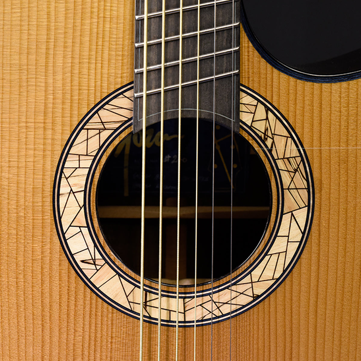 Blue Label | MJ  Adirondack African Blackwood Fan Fret Baritone | #240 Hold