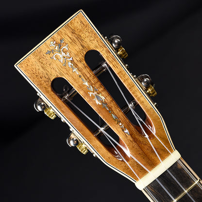 Green Label | Tenor Pacific Koa Full | Slotted headstock