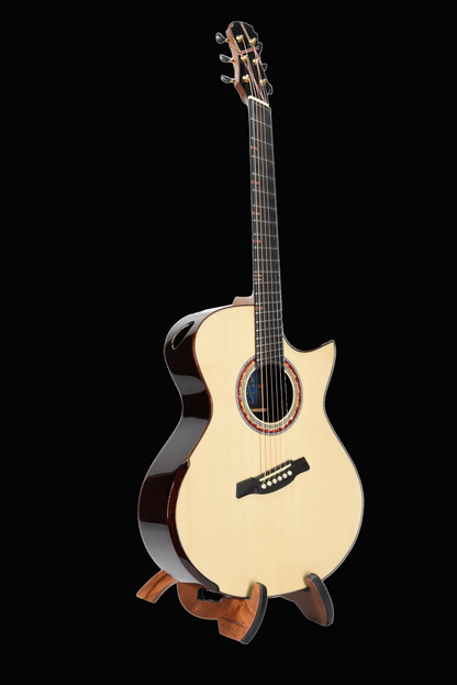 Blue Label | Modern '00' Swiss Moon Wenge | #288| Fanned Fret