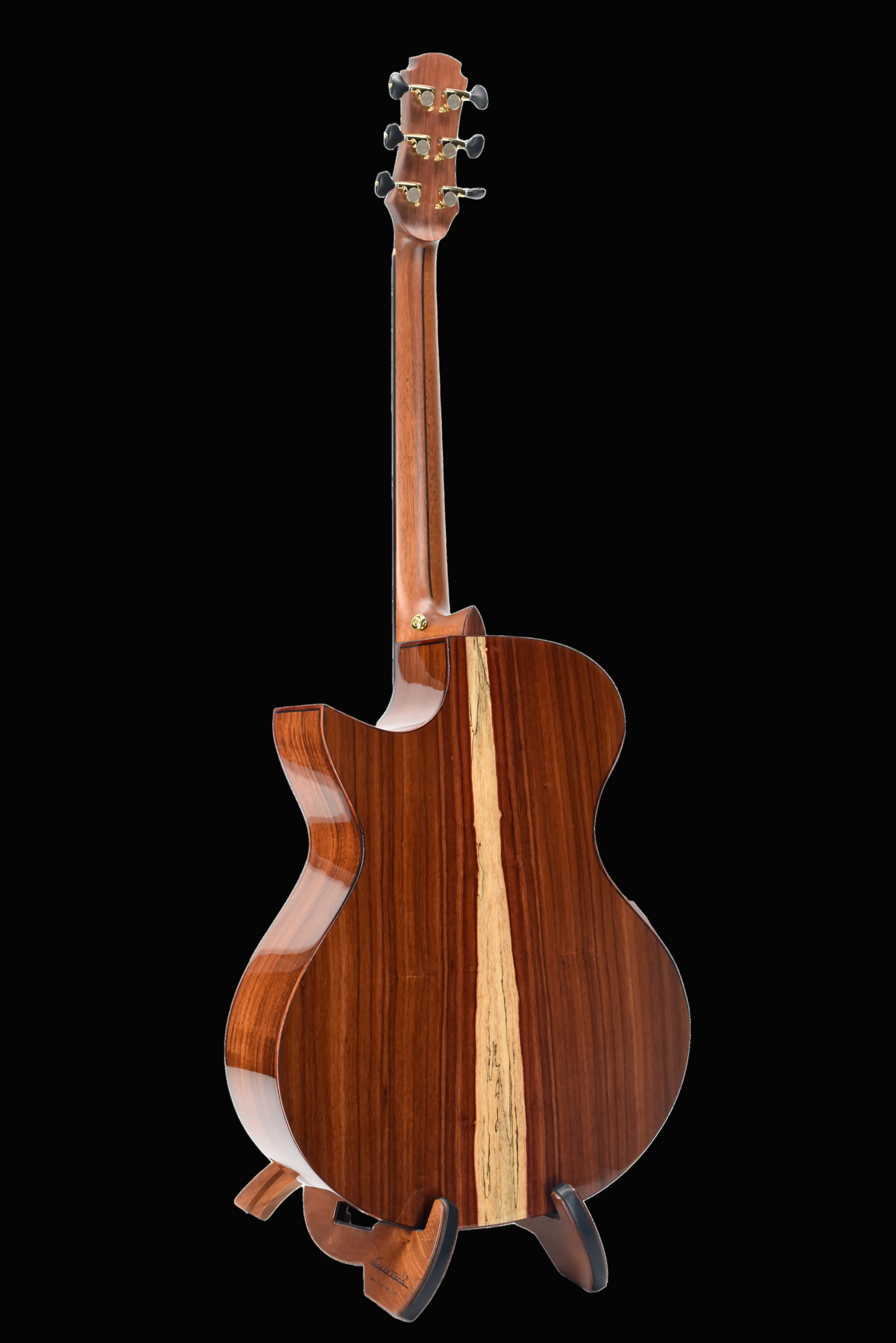 Blue Label | #309 | MJ Swiss Moon with Mexican Granadilo  | Fan Fret