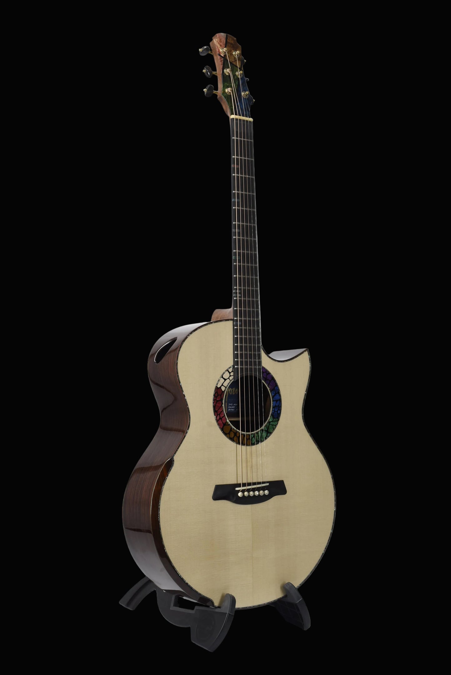 Blue Label | SJ Swiss Moon Indian Rosewood | #329 | Falcate