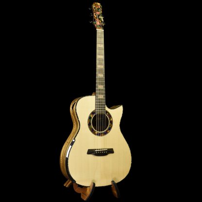 Black Label | Limited Edition - Mosaic | Deep OM Swiss Spruce Spalted Mango