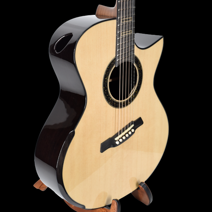 Gold Label | MD Sitka Spruce Wenge Fanned Fret | Hold