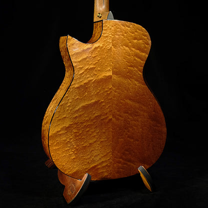 Blue Label | Deep OM Adirondack Quilted Sapele #37 | BRICKHOUSE