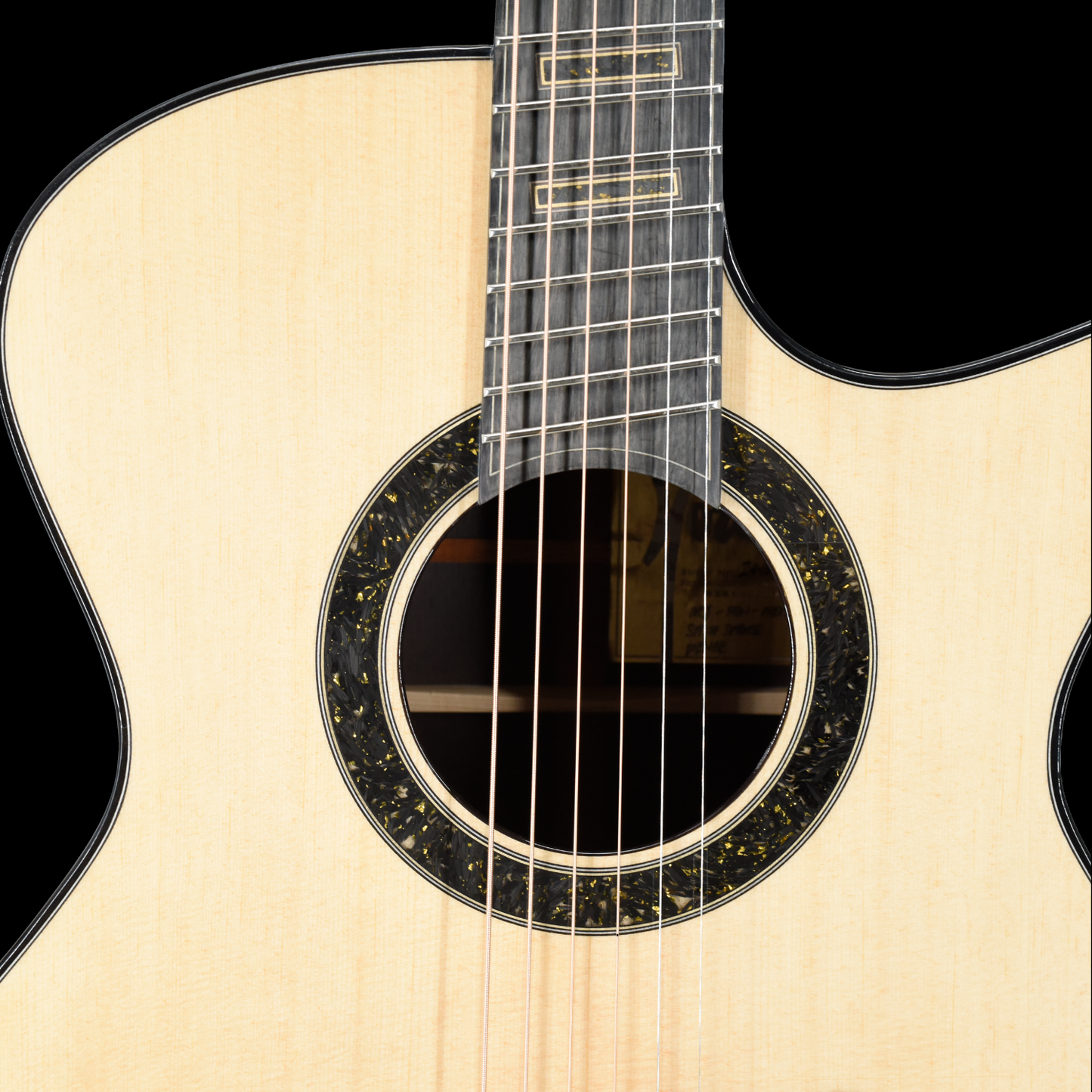 Gold Label | MJ Sitka Spruce Wenge Fanned Fret |