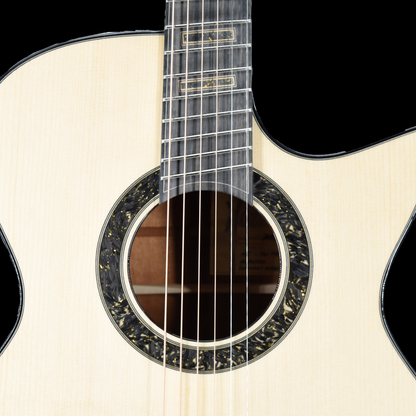 Gold Label | MJ Adirondack Mahogany Fanned Fret | Hold