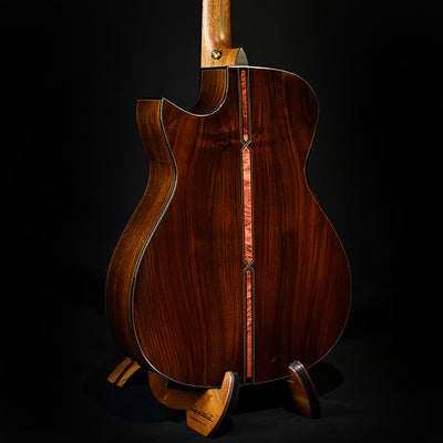 Blue Label | Deep OM Sitka Indian Rosewood #5 | Sunburst Hold