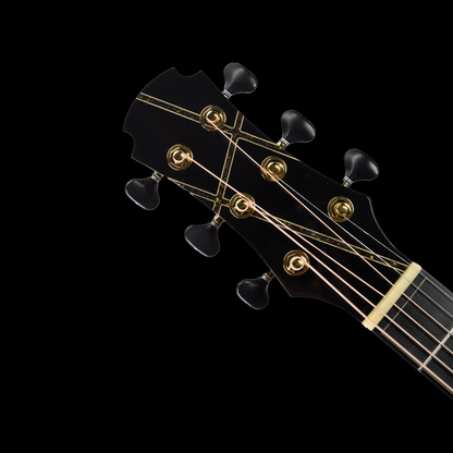 Gold Label | Deep OM Adirondack Mahogany Non-Fanned Fret