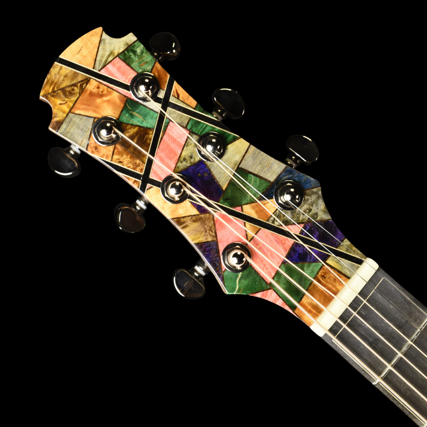 Black Label | Limited Edition - Mosaic | Deep OM Swiss Spruce Spalted Mango