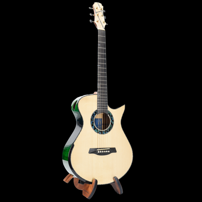 Blue Label | Vera OO Swiss Moon Spruce Tibetian Spalted Maple | #295 |Hold