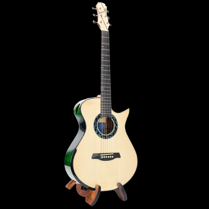 Blue Label | Vera OO Swiss Moon Spruce Tibetian Spalted Maple | #295 |Hold