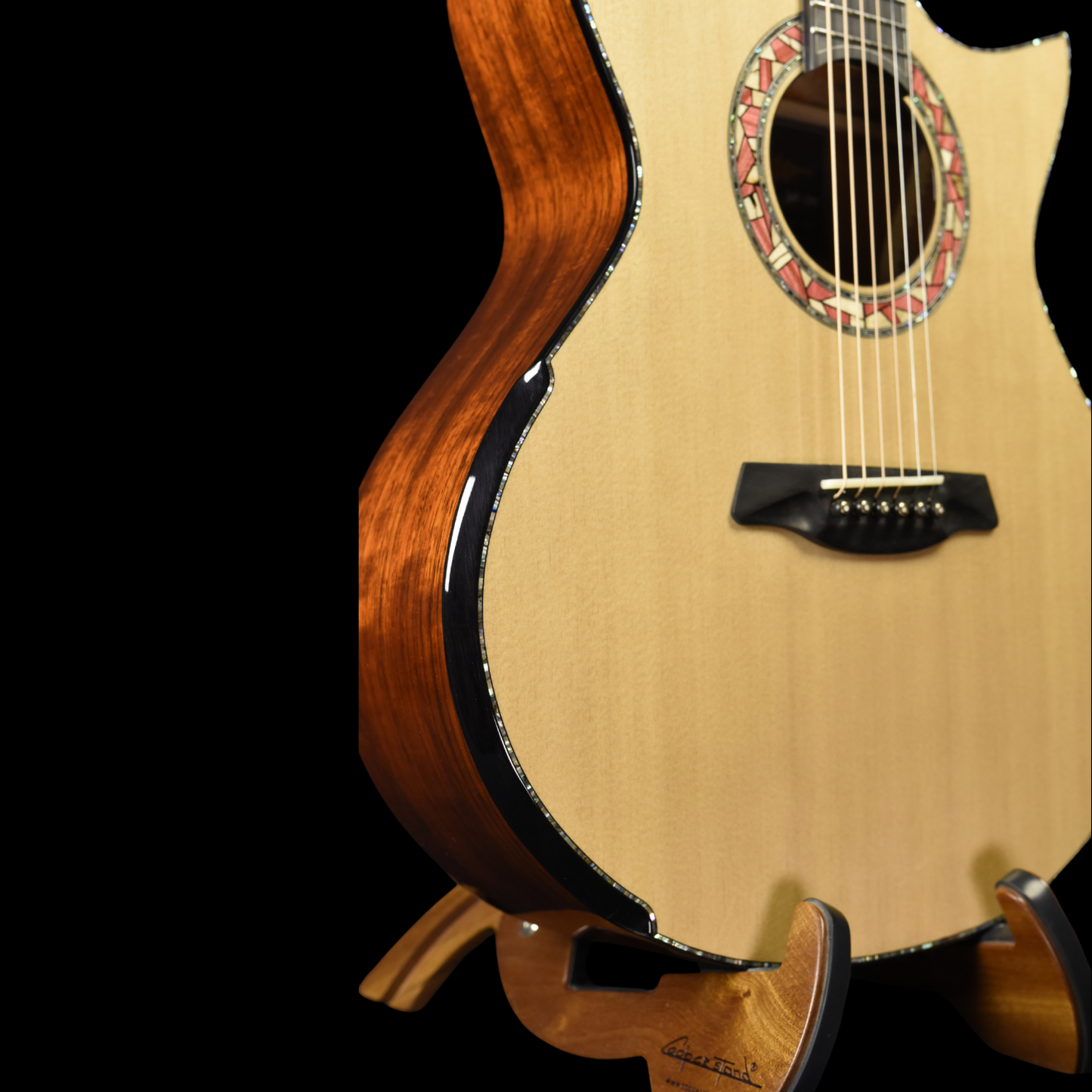 Black Label | Limited Edition - Fire | Deep OM Sitka Spruce African Padauk