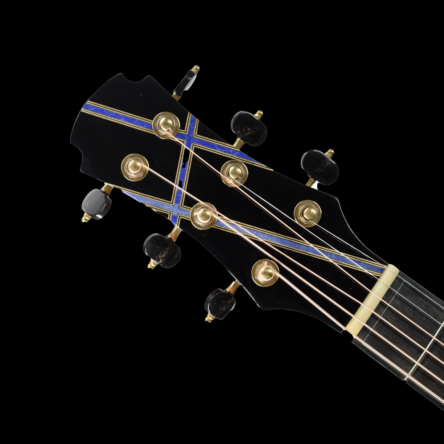 Blue Label | Deep OM Swiss Moon Spruce Ancient Bog Oak | #303 | Hold