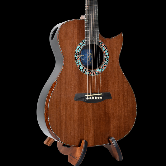 Blue Label | Deep OM Sinker Redwood Ancient Bog Oak | #301 | Hold