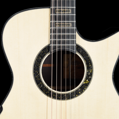 Gold Label | Deep OM Swiss Moon Indian Rosewood