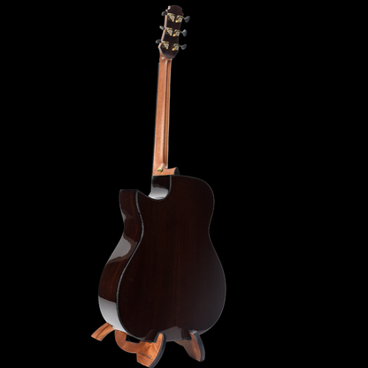 Gold Label | Deep OM Sitka Spruce Wenge Fanned Fret | Hold