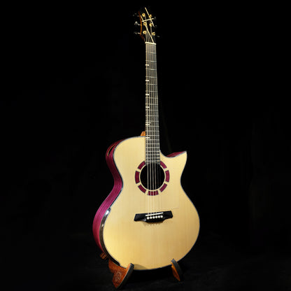 Blue Label | MJ Sitka Spruce Purpleheart | #82 HOLD
