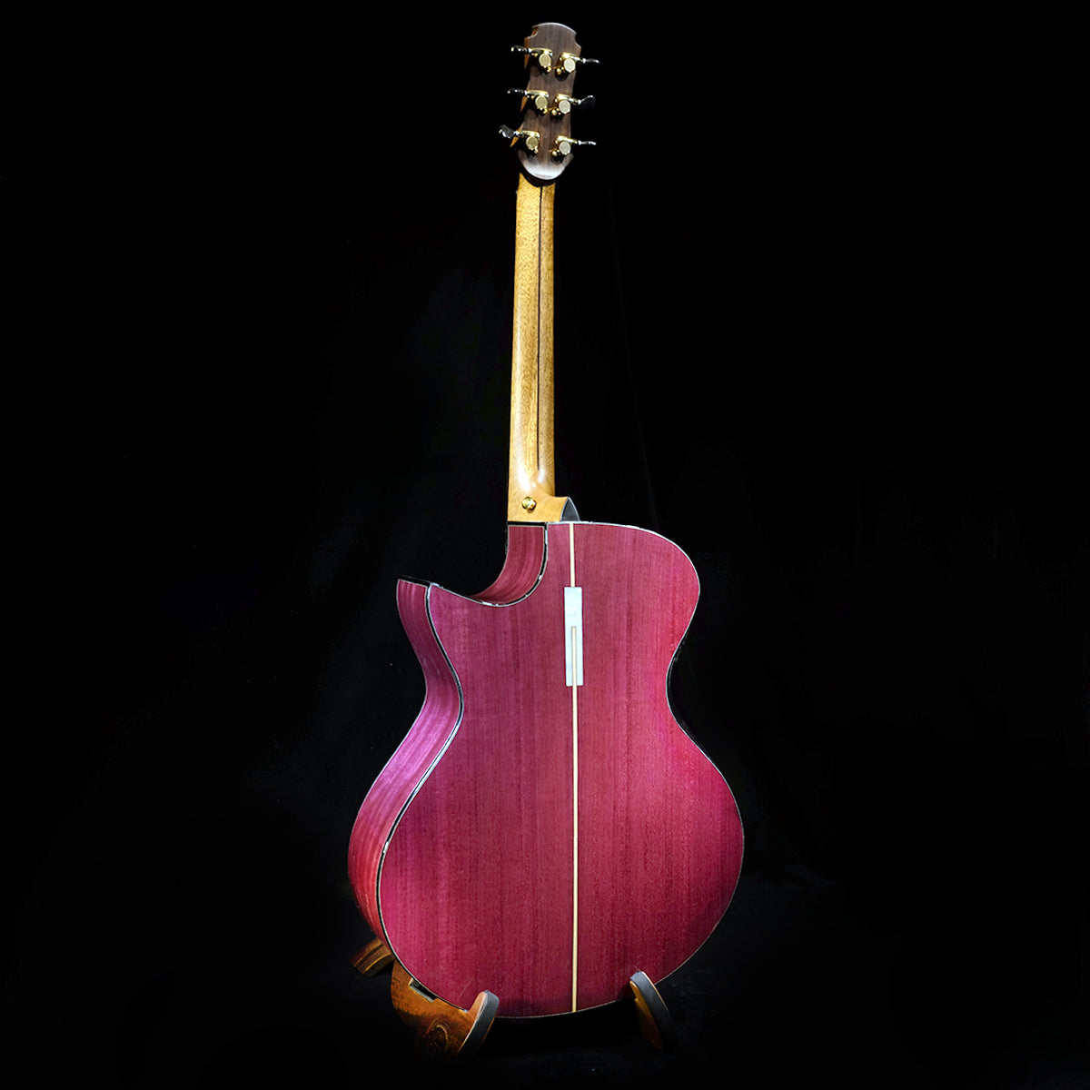 Blue Label | MJ Swiss Moon Purpleheart #87 | Fan Fret