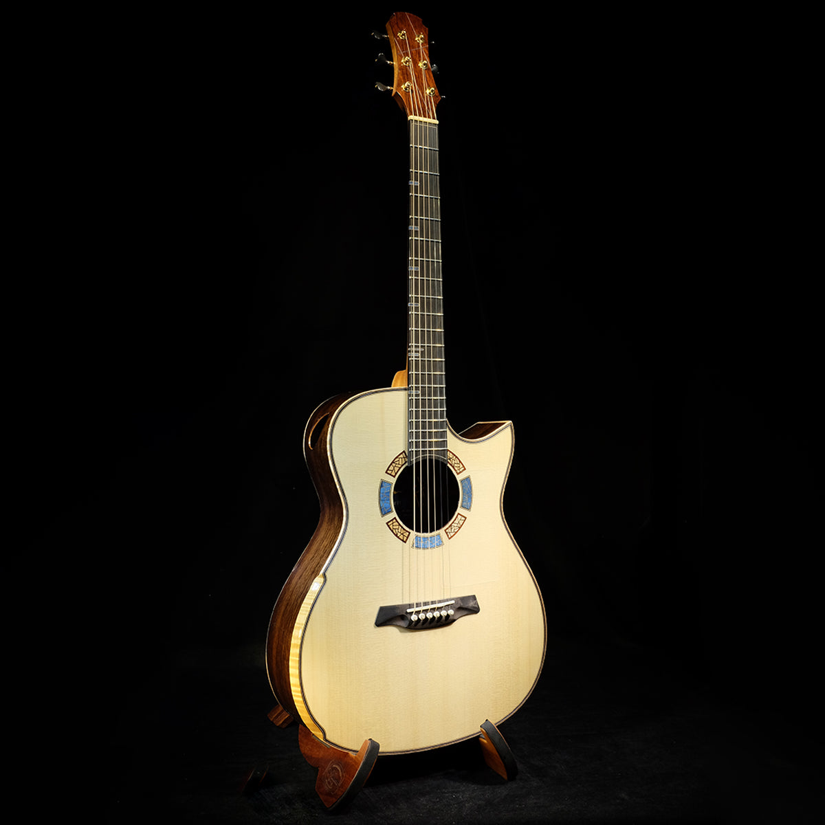 Blue Label | Deep OM Swiss Moon Madagascar Rosewood #89 | SOLD