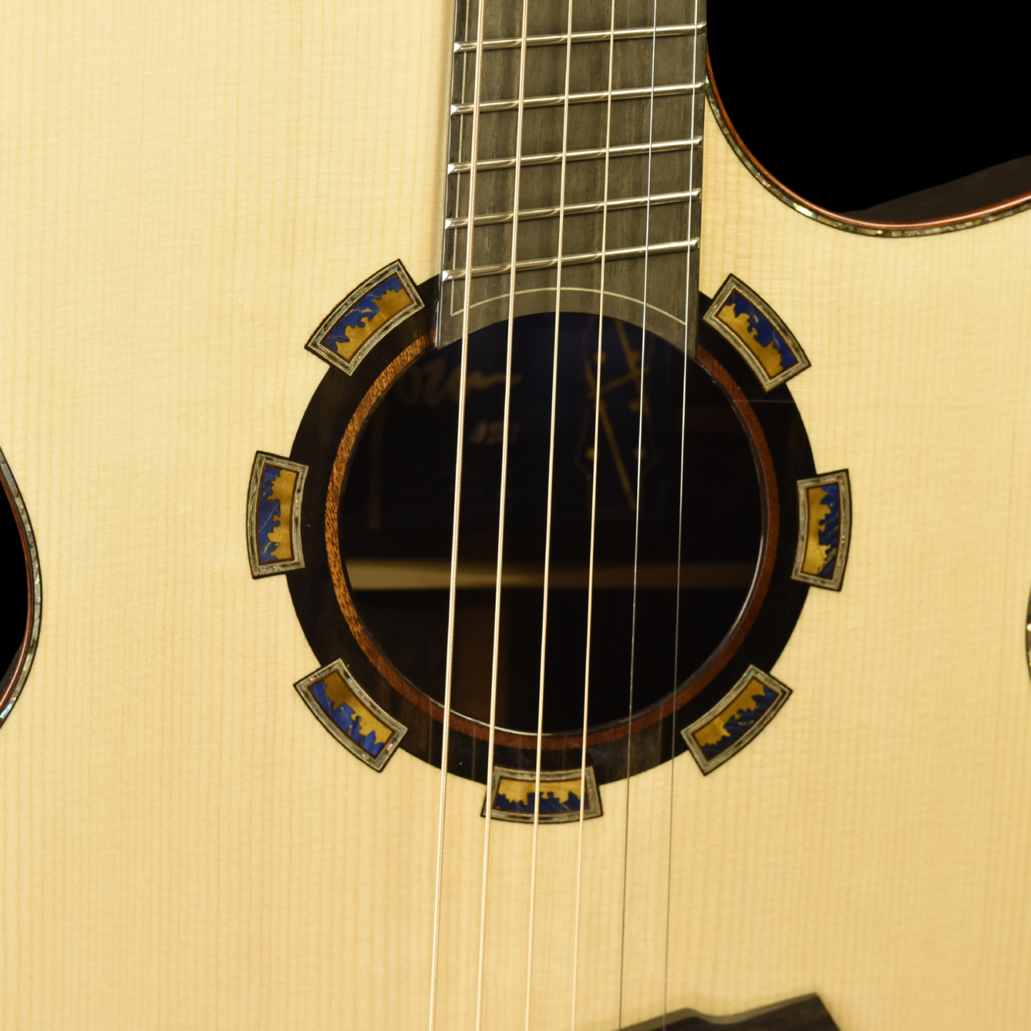 Blue Label | MJ Swiss Spruce Mexican Ziricote | #281 | Fan Fret | Corzic Music