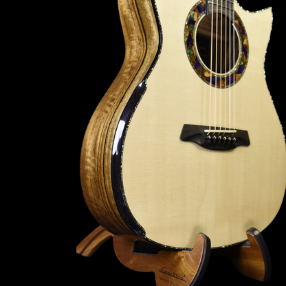 Black Label | Limited Edition - Mosaic | Deep OM Swiss Spruce Spalted Mango