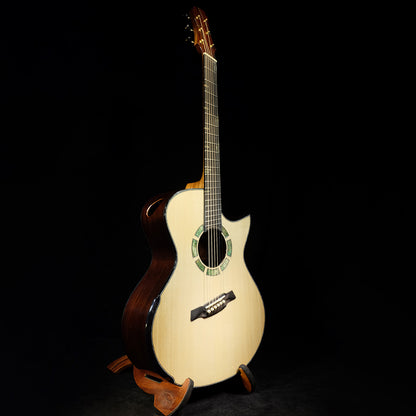 Blue Label | MJ Swiss Moon Madagascar Rosewood Fan Fret | #95 Hold