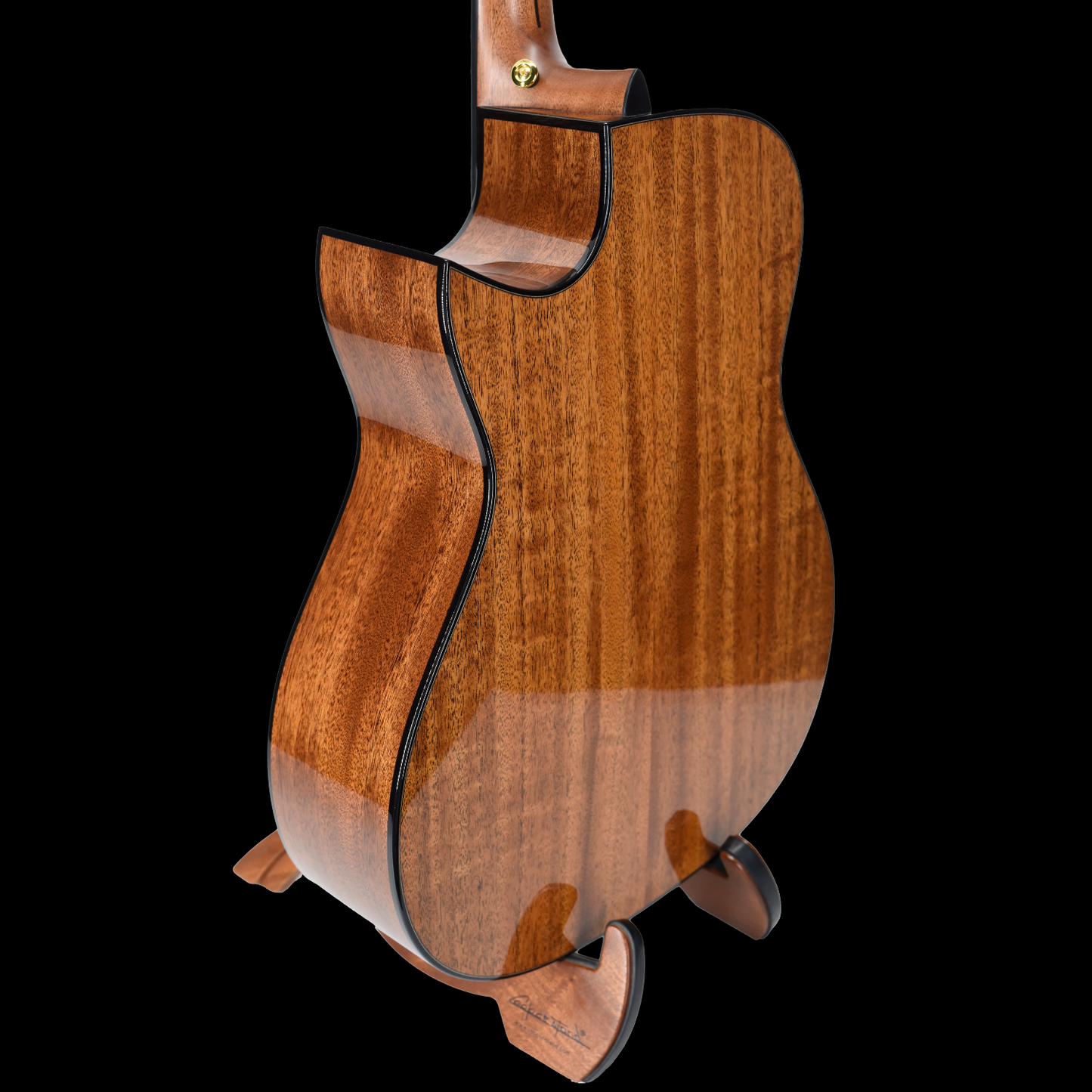 Gold Label | Deep OM Adirondack Mahogany Non-Fanned Fret