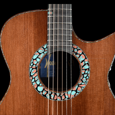 Blue Label | Deep OM Sinker Redwood Ancient Bog Oak | #301 | Hold