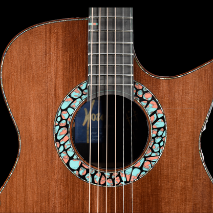 Blue Label | Deep OM Sinker Redwood Ancient Bog Oak | #301 | Hold