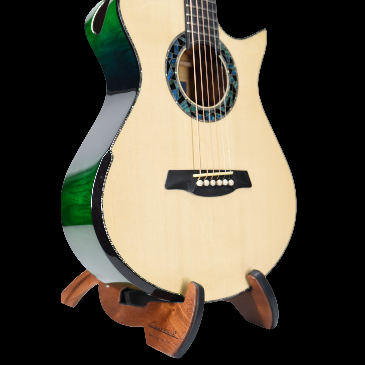 Blue Label | Vera OO Swiss Moon Spruce Tibetian Spalted Maple | #295 |Hold