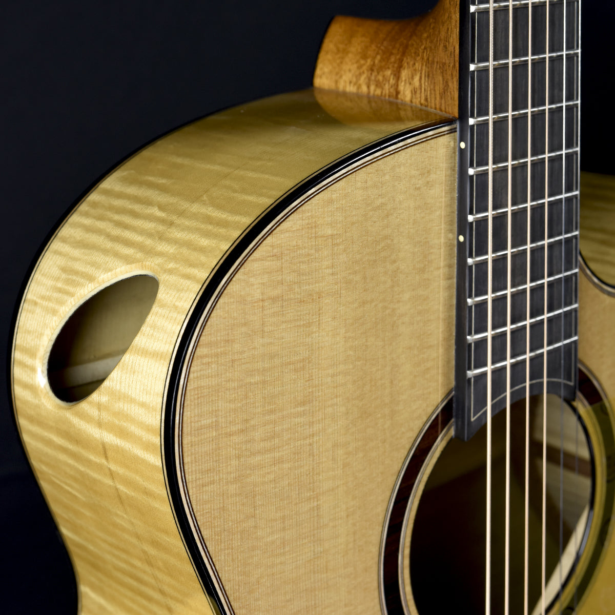 SJ Sitka with Flamed Maple