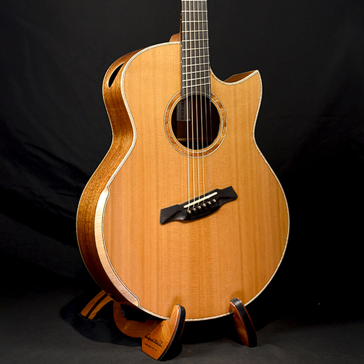 Black Label | SJ Red Cedar African Mahogany Fan Fret