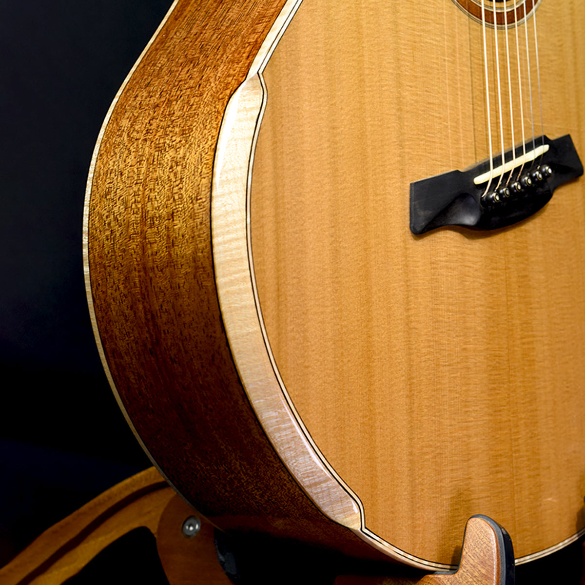 Black Label | SJ Red Cedar African Mahogany Fan Fret