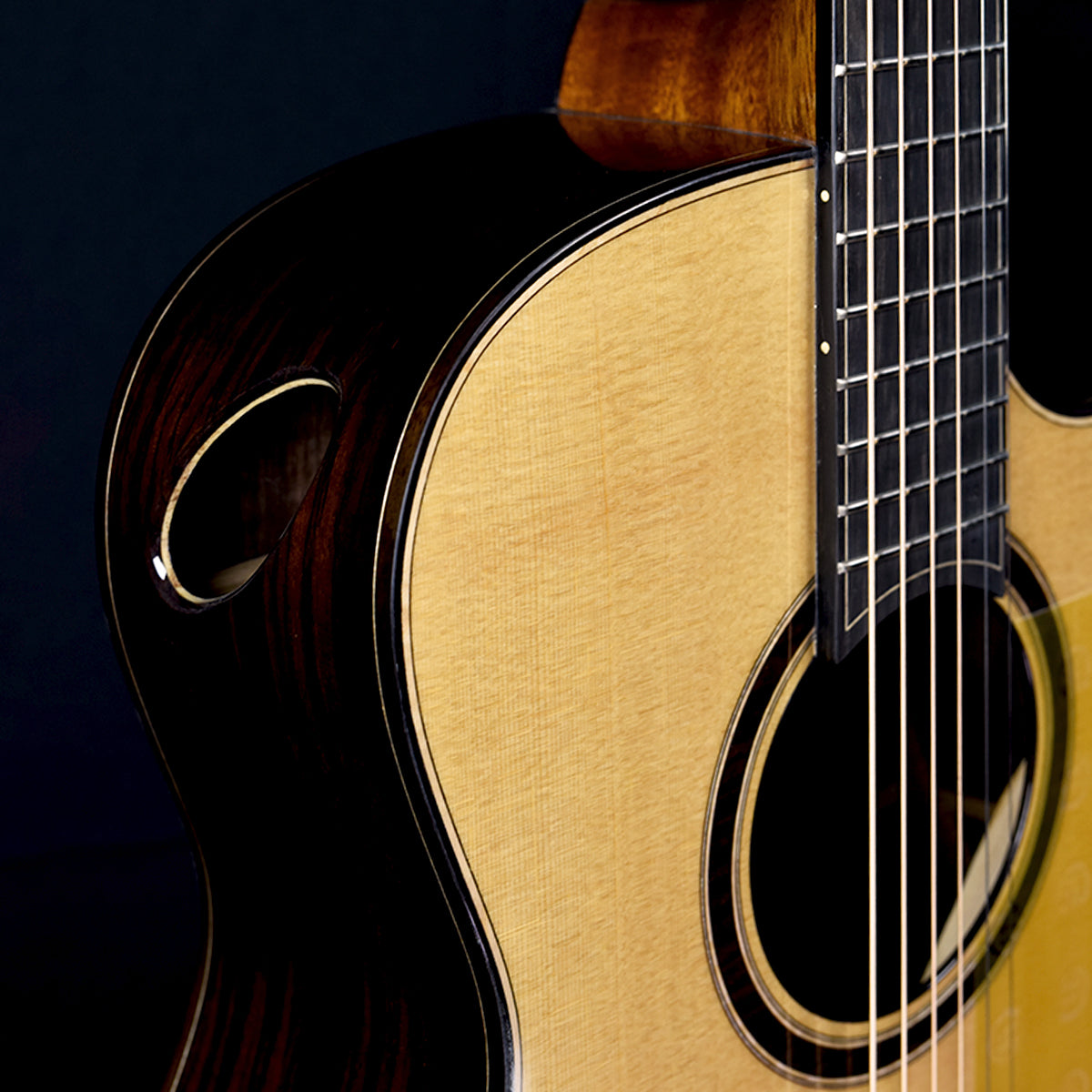 Black Label | Deep OM Sitka Spruce Indian Rosewood