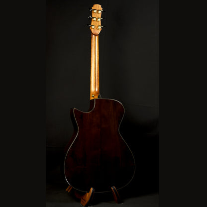 Blue Label | Deep OM Torrified Adirondack Madagascar Rosewood Falcate | #223 Hold