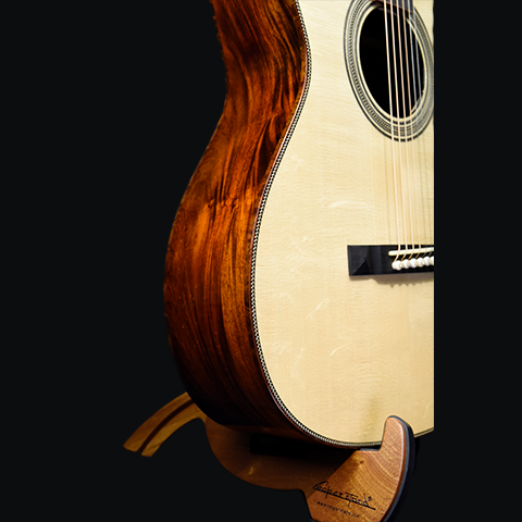 Red Deluxe | OOO Short Scale Torrified Adirondack Mexican Cocobolo
